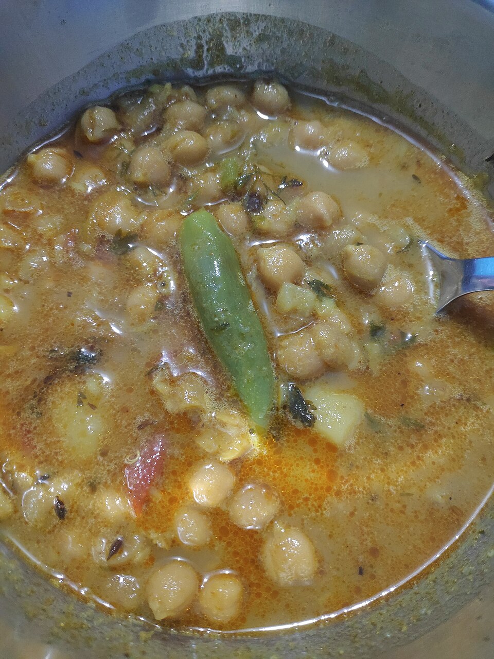 Curry de pois chiches tomate