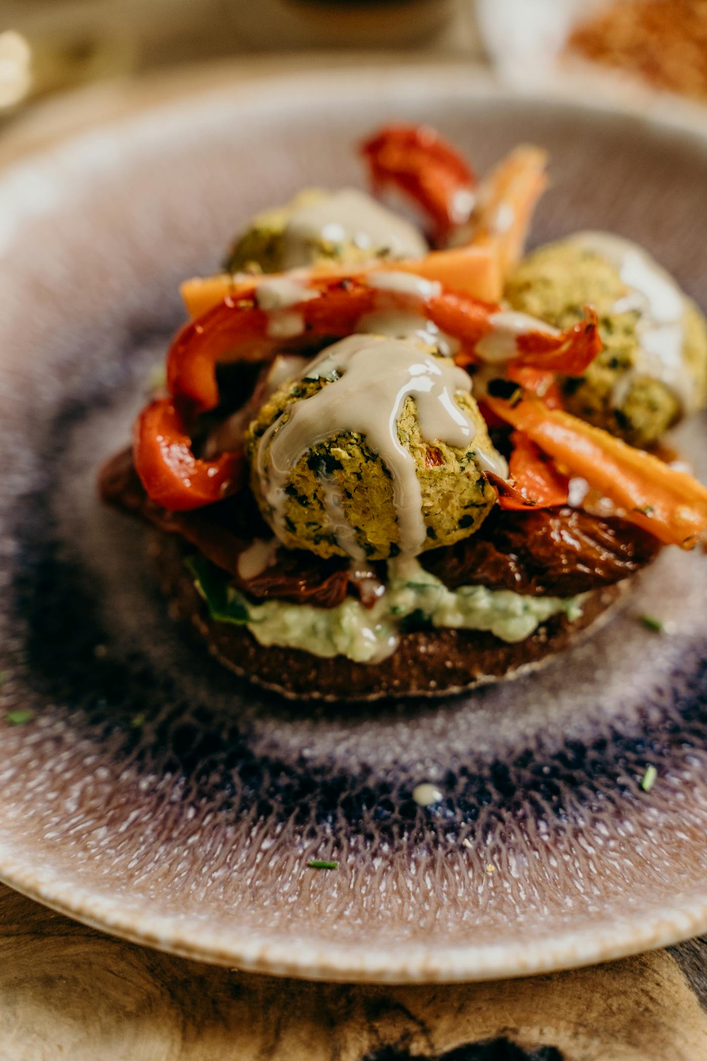 Falafels pois chiches sauce yaourt