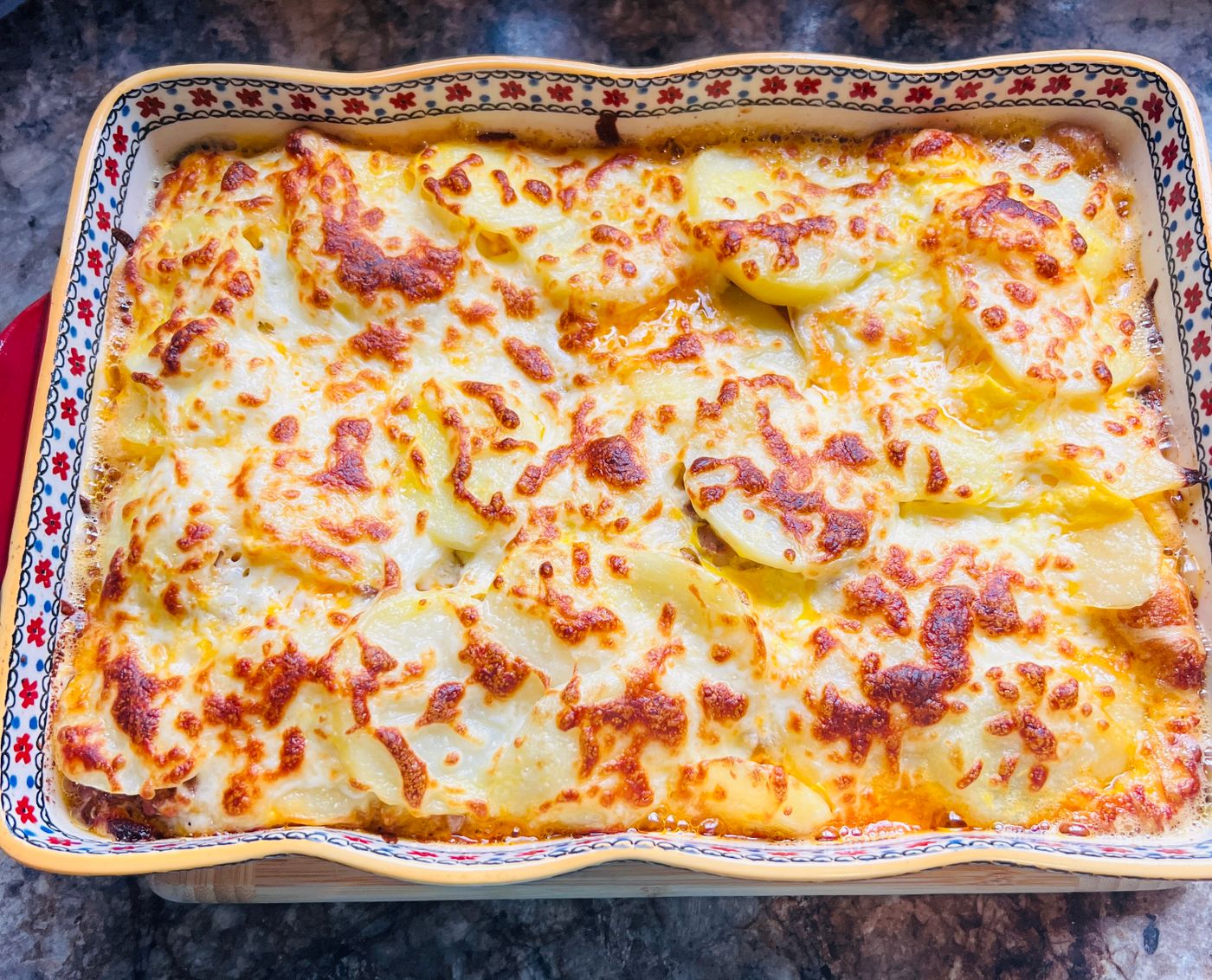 Gratin pommes de terre oignon fromage