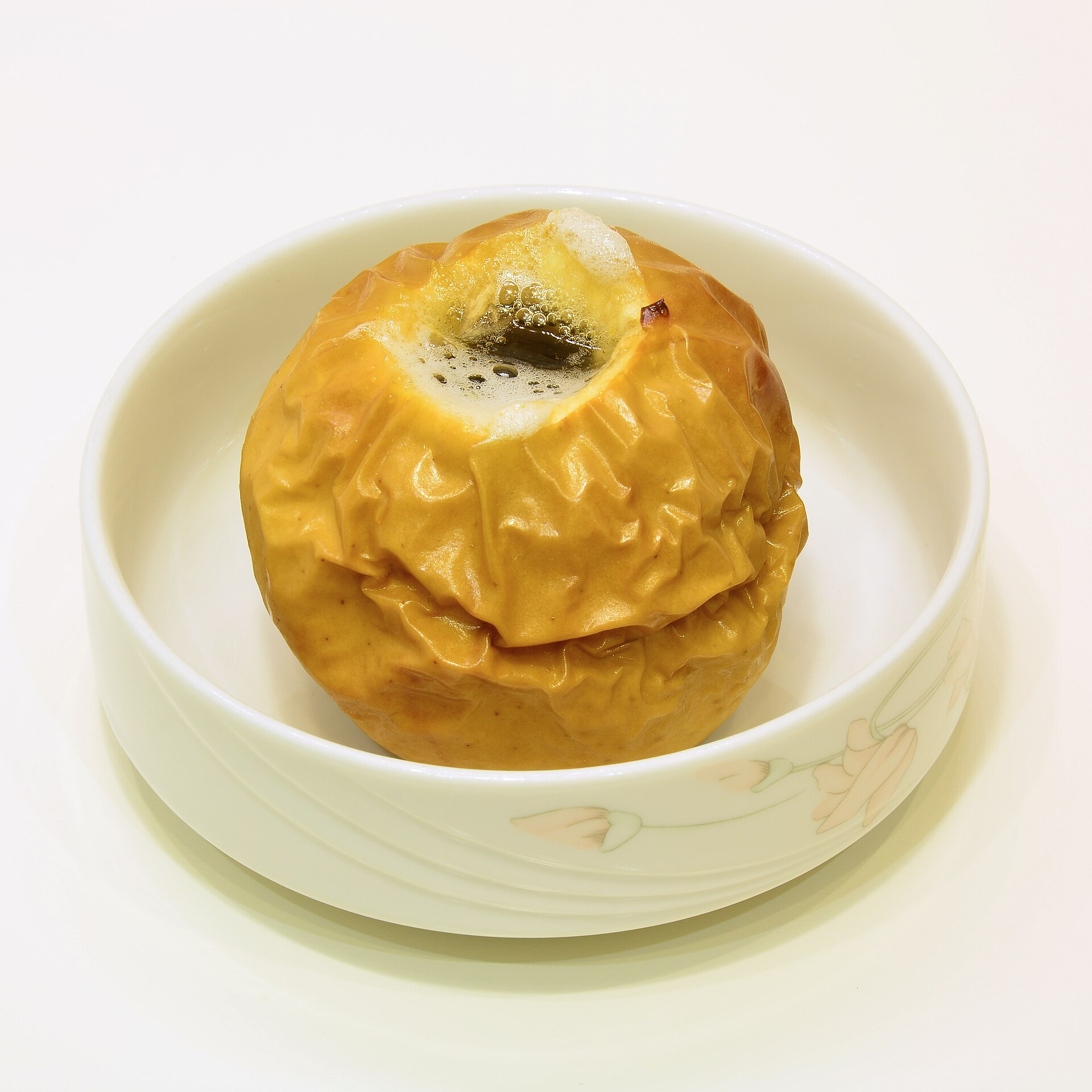 Pommes au four sucre et raisins