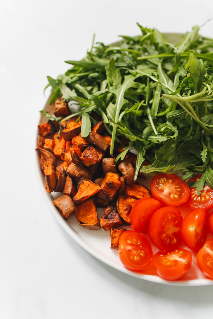Salade patate douce tomate