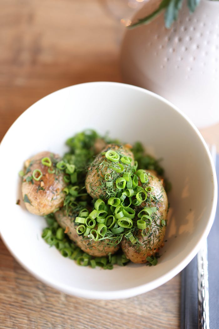 Salade pommes de terre ciboulette