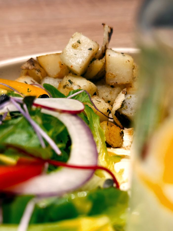 Salade pommes de terre poivron