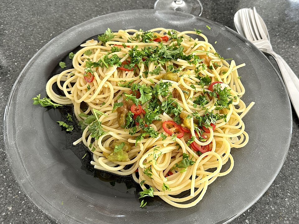 Spaghetti ail huile et persil