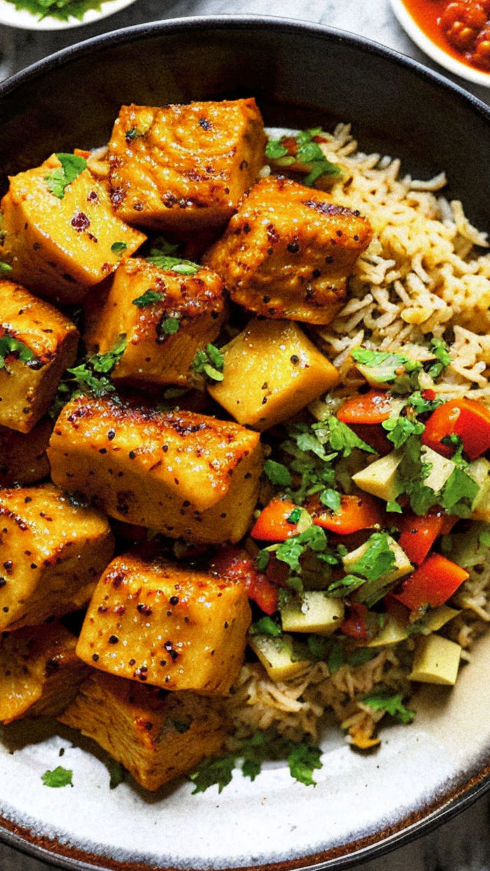 Tofu légumes sauce soja