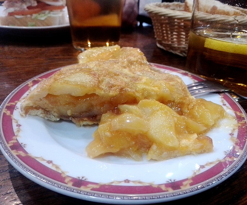 Tortilla pommes de terre oignon